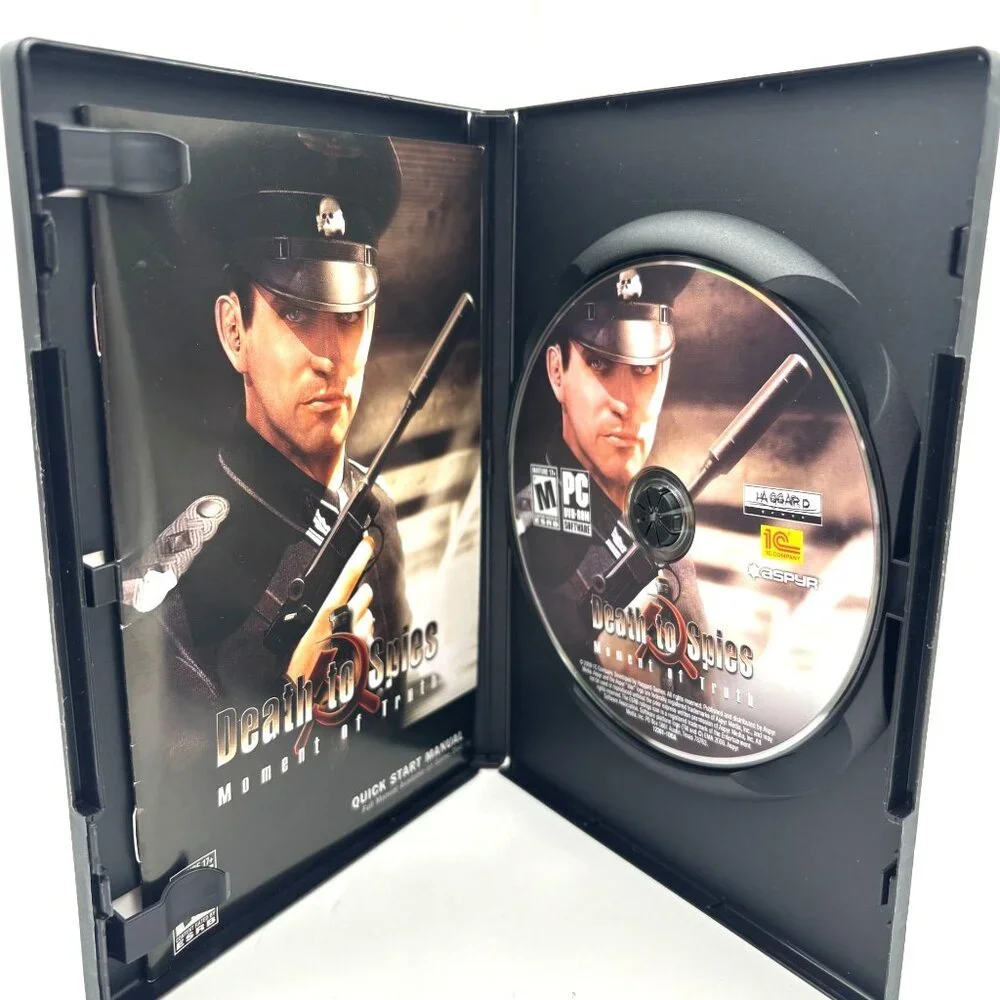 Death to Spies PC 2007 1C COMPLETE w/ Manual Case Stealth Game